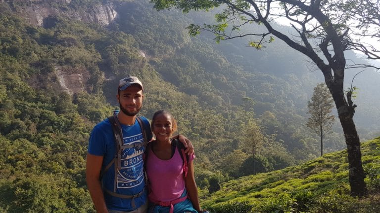 vue montagne Adam’s  Peak sri lanka