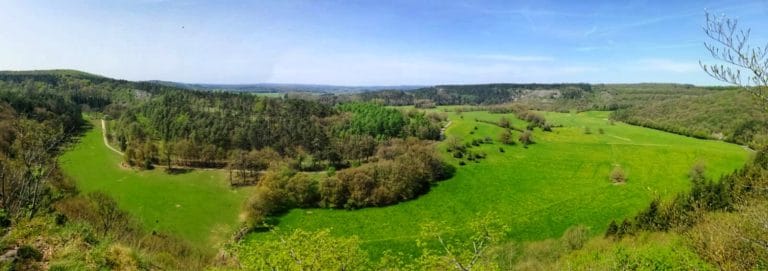 vue panoramique montagne belgique