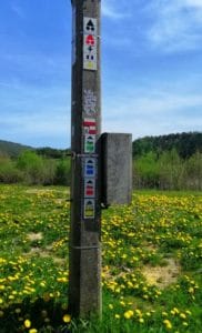 panneau randonnée ardennes