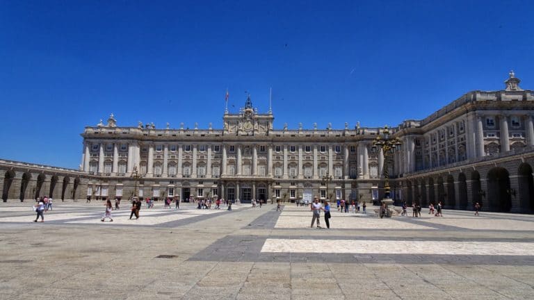 El palacio real Madrid