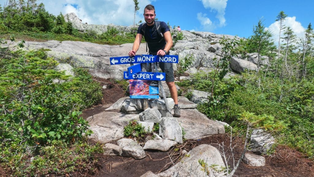 Sommet de la randonnée du mont des Morios